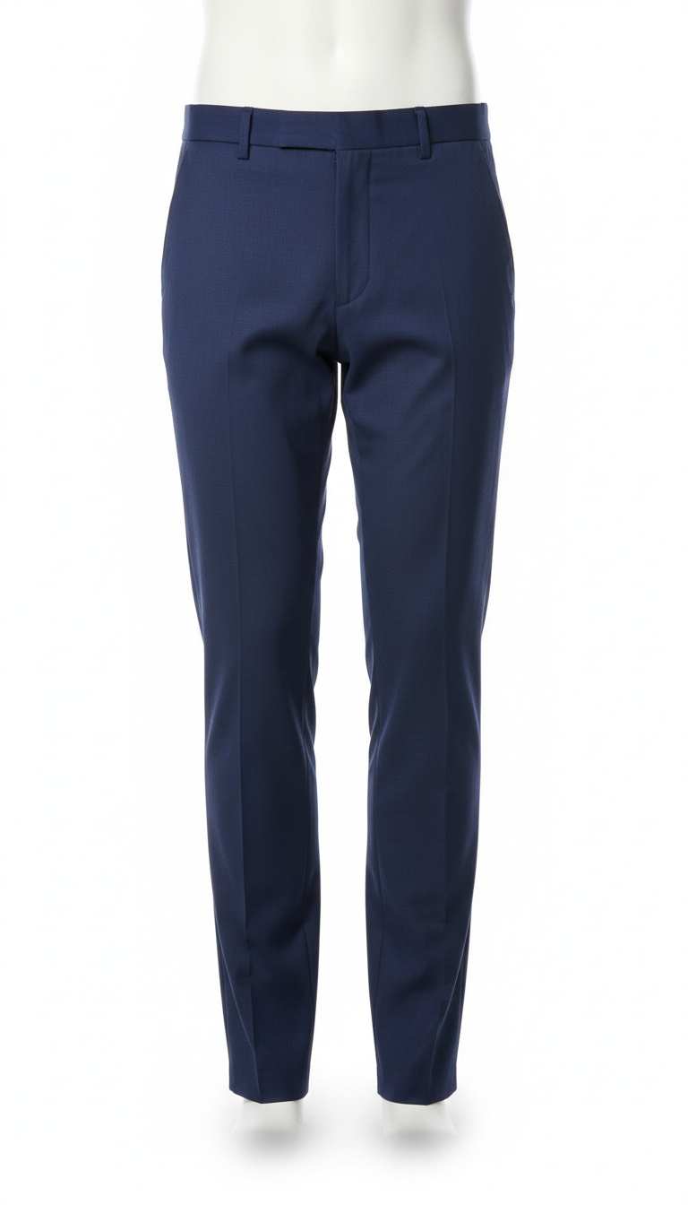 Deep Navy Tapered Trousers